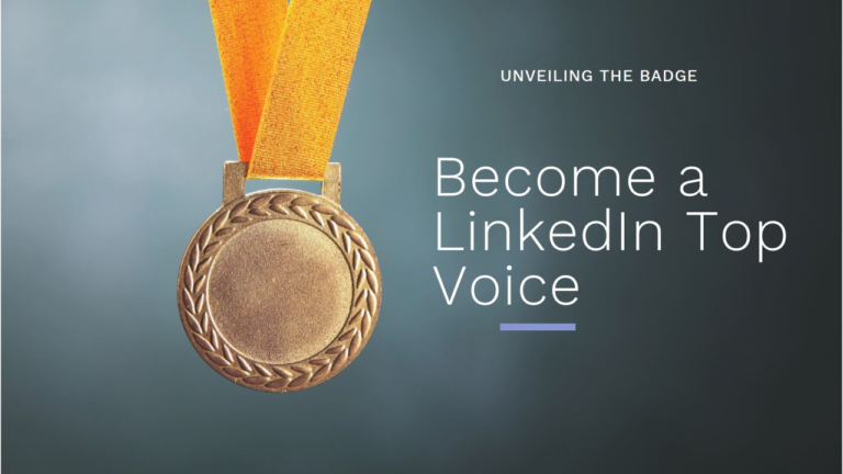 Badge doré LinkedIn