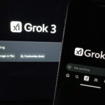 Interface de Grok 3 xAI, chatbot IA développé par Elon Musk