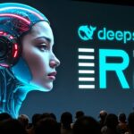Présentation de DeepSeek R2 mettant en avant ses capacités en intelligence artificielle avancée et multilingue.