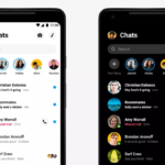 Interface de Messenger montrant la nouvelle limite de partage de fichiers de 100MB.