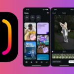 Interface Edits pour le montage de vidéos Instagram.